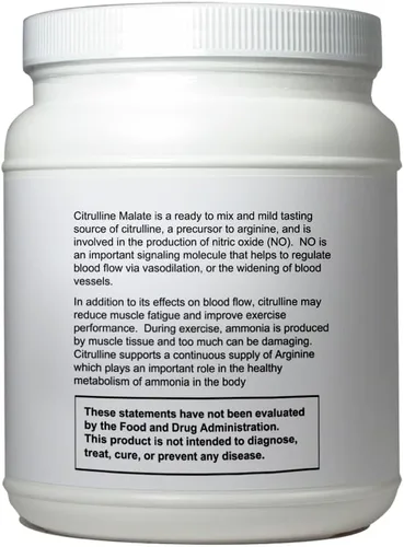 Miniatura 4 de Malato de citrulina 6,000 mg por porción, 135 porciones, 28.57 oz de malato de citrulina 100% puro