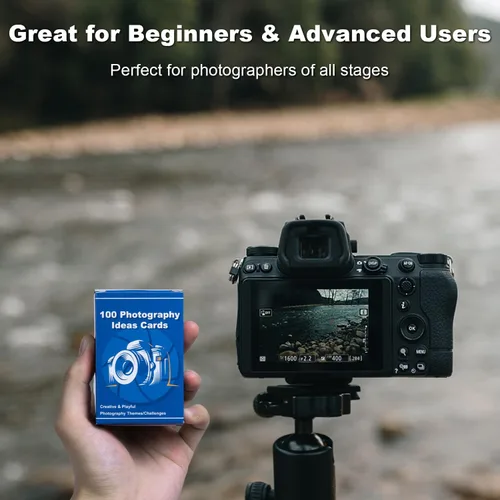 Miniatura 6 de 100 tarjetas de ideas para fotografía: accesorios de fotografía para sesión de fotos, regalos de fotógrafo para hombres y mujeres, únicos para 100