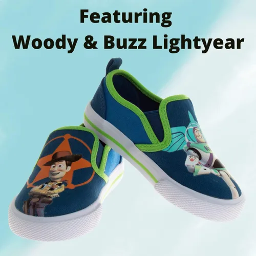 Miniatura 3 de Josmo Mickey Mouse Toy Story Paw Patrol Zapatos Buzz Lightyear Chase Marshall - Tenis de lona para niños pequeños (niños pequeños) (talla 5-12)