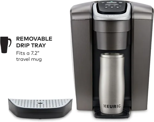 Miniatura 7 de BLACK+DECKER Cafetera Keurig K-Elite de 1000 W para microondas y cápsulas individuales de 12 onzas