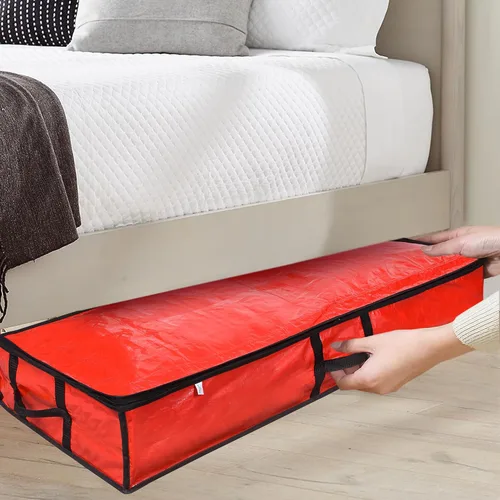 Miniatura 4 de ProPik Contenedores de Almacenamiento de Papel de Regalo Organizador de Papel de Regalo Debajo de la Cama 41"x14"x6" Se Adapta a 18-24 Rollos Cabe