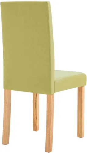 Miniatura 7 de 2-Pack Black Fabric Dining Chairs with Rubber Wood Frame, Modern Farmhouse Accent Chairs for Kitchen Dining Room, Comfortable Upholstered Seats