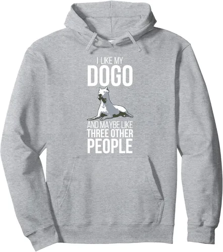 Miniatura 3 de Dogo Argentino Dog Pet Love Rescue Retro Hombres Mujeres Bark Pullover Hoodie