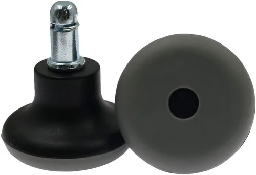 Miniatura 5 de Luomorgo 5 piezas de 2 pulgadas Bell Glides de repuesto para silla de oficina, ruedas giratorias para ruedas fijas estacionarias, deslizadores