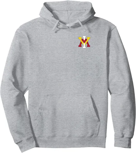 Miniatura 3 de VMI Keydets - Sudadera con capucha con capucha y pecho izquierdo, Negro