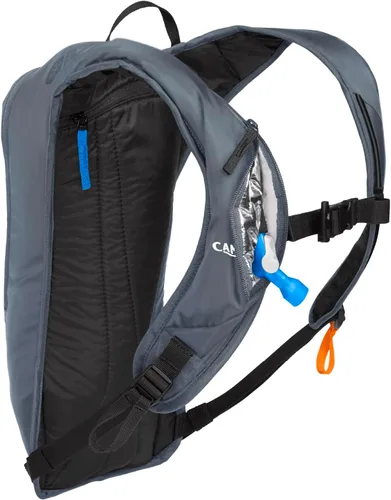 Miniatura 9 de CamelBak Zoid - Paquete de hidratación de nieve con depósito de 70 onzas, perfil bajo, para esquí y snowboard, gris/naranja 2.0