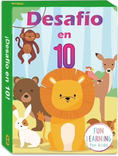 1step2dream Juegos de cartas de adivinanzas de animales españoles para niños | Divertidas actividades educativas familiares | Relleno de calcetines