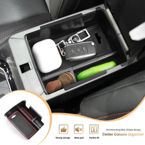 Miniatura 2 de YEE PIN Organizador de consola central para Dodge Hornet 2023 2024 2025 Hornet GT Organizador de consola del medio Hornet GT Plus Bandeja de consola