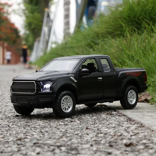 Miniatura 6 de SASBSC Camioneta de juguete F150 para niños de 3-8 años, camiones de juguete para niños de 4-7 años, modelo de camión de metal fundido a presión