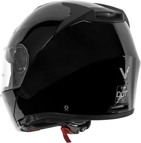Miniatura 3 de VCAN VX28 Casco modular de motocicleta abatible de cara completa, aprobado por DOT, almohadilla Coolmax para mejillas y listo para OTG