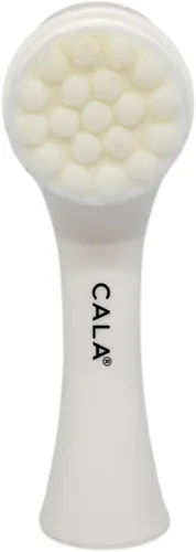 Miniatura 6 de CALA Cepillo de limpieza facial de doble acción (menta), cerdas suaves superfinas que limpian profundamente los poros, elimina el aceite