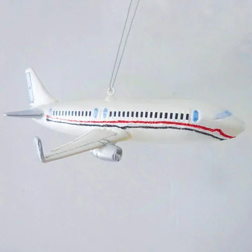 Miniatura 5 de Adorno de Navidad de vidrio de avión