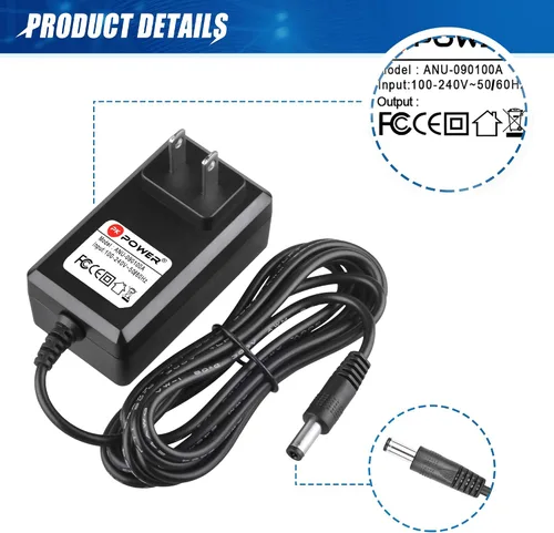 Miniatura 7 de Adaptador de 12 V CA CC para bomba de aire portátil de llenado rápido Coleman QuickPump, fuente de alimentación para bomba de colchón de aire