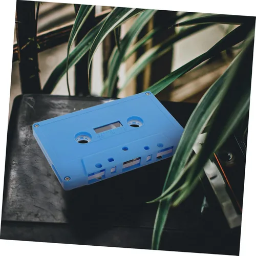 Miniatura 4 de 2pcs Retro Decor for Music Lovers Blank Cassette Tape Decor for Parties Sky-blue