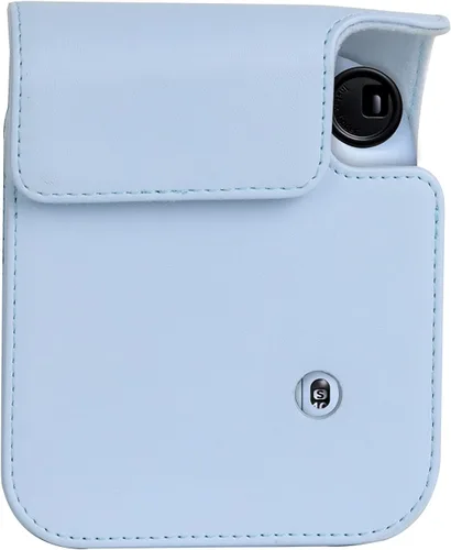 Miniatura 4 de Funda para cámara instantánea Fujifilm Instax Mini 12, funda de PU con correa extraíble para cámara Fujifilm Instax Mini 12 (azul)