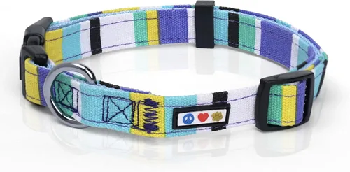 Miniatura 37 de Collar para mascotas Pawtitas, de 6 pies, suave, ajustable, color sólido, de nailon. El collar y arnés a juego para perros y cachorros, se venden