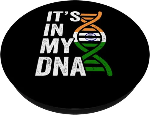 Miniatura 2 de It's In My DNA Proud Indian Roots Pride India Flag PopSockets intercambiables PopGrip