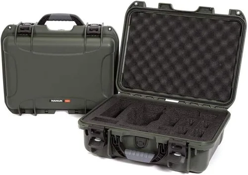 Miniatura 2 de Nanuk 909- Funda rígida impermeable con inserto personalizado para DJI Mavic Mini Verde oliva