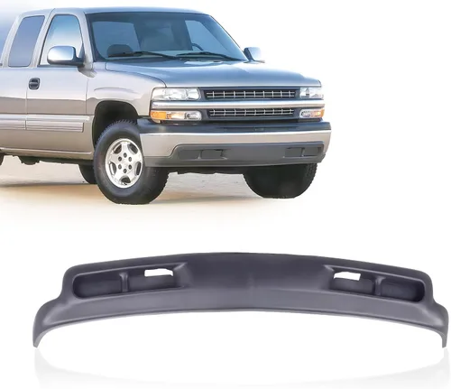 Miniatura 11 de CarPartsDepot Barra frontal del parachoques negro Compatible con 1999-2002 Silverado 1500 2500 3500 y 2000-2006 Suburban/Tahoe GM1002375 12335826