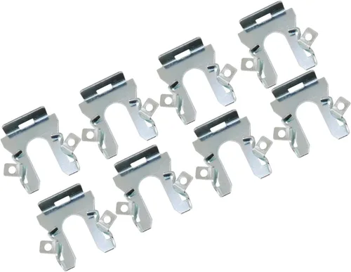 Carcasa de faro ajustando pivote con clips de retención de acero compatible con Ford F250 F350 F450 Bronco Lincoln Mercury F2AB13N020AA MMO05268 12