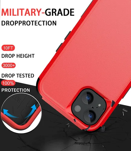 Miniatura 2 de Diverbox Funda para iPhone 13 [A prueba de golpes] [A prueba de caídas] [A prueba de polvo], Funda de Teléfono de Protección Resistente para Apple
