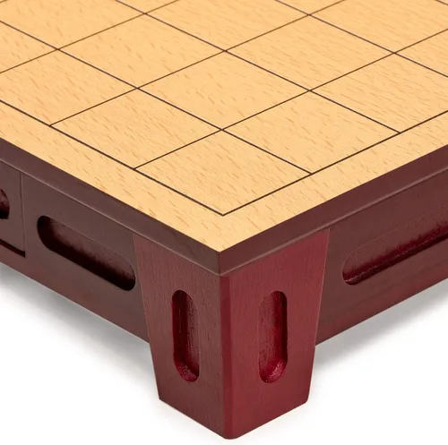 Miniatura 3 de Juego de ajedrez japonés Shogi, con tabla y cajones de madera y las tradicionales piezas Koma