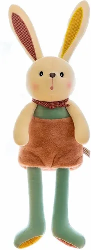 Miniatura 2 de Conejito de peluche de 17 pulgadas, orejas y piernas extraíbles, lindo conejo, juguete de peluche suave para niñas o bebés