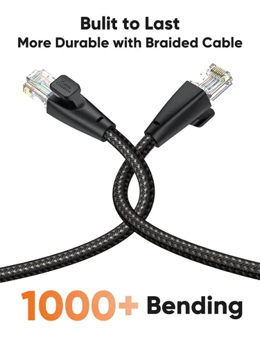 Miniatura 4 de CableCreation Cable Ethernet Cat 6 trenzado Cat6 Gigabit de alta velocidad 1000 Mbps cable de Internet RJ45 cable LAN de red 26AWG compatible