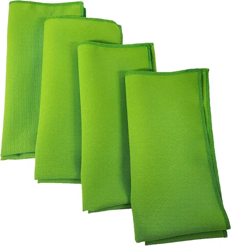 Miniatura 78 de LA Linen Paquete de 10 servilletas de popelina de poli, servilletas de tela suave, servilletas lavables y reutilizables, servilletas de mesa
