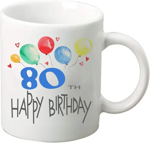 Miniatura 11 de Alankathy Mugs Taza de café monograma, 11 oz, color blanco (A)