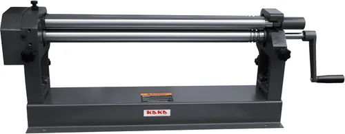 KAKA INDUSTRIAL Máquina de rollo deslizante, 24 pulgadas de ancho 22-Ga. (0.03 pulgadas) de capacidad de acero grueso, rodillo de chapa manual con