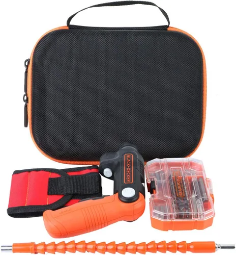 Miniatura 7 de Aenllosi Estuche de transporte duro de repuesto para destornillador inalámbrico BLACK+DECKER 4V MAX BDCSFL20C