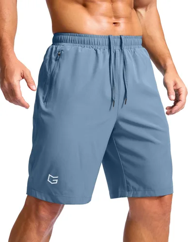 Miniatura 56 de G Gradual Pantalones cortos deportivos para correr para hombre con bolsillos con cremallera, de secado rápido, de 7 pulgadas, 5 pulgadas, 9