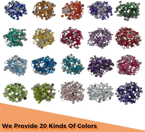 Miniatura 2 de Cuentas de Pintura de Diamantes de Imitación, Brocas de Arte con Cuentas para Pintura de Diamantes Accesorios y Herramientas, Diamantes de Imitación