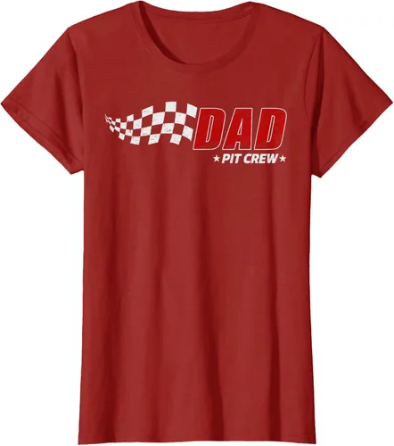 Miniatura 75 de Dad Pit Crew Race Car Birthday Family Matching Pit Crew Camiseta Pit Crew