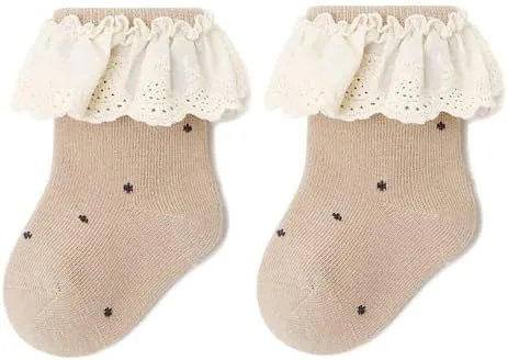 Miniatura 9 de Calcetines y calcetines de tobillo para niñas recién nacidas