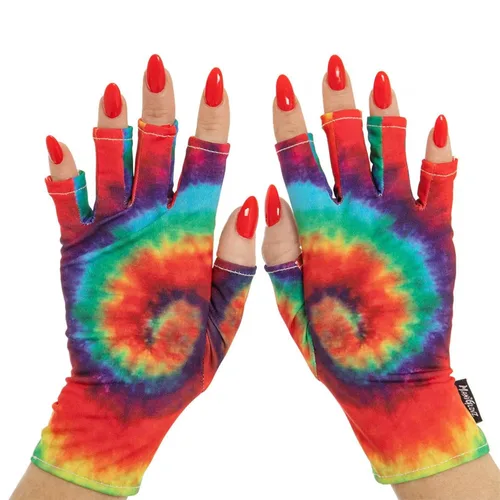 Miniatura 25 de ManiGlovz - Guantes de uñas originales con protección UPF 50+ UV Guantes de manicura de gel y guantes anti UV sin dedos para mujeres Se pueden