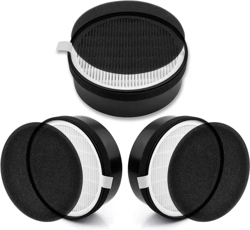 LV-H132 Filtro de repuesto para purificador de aire LEVOIT LV-H132-RF, reemplazo de filtro 3 en 1 Funmit 3 en 1, paquete de 3