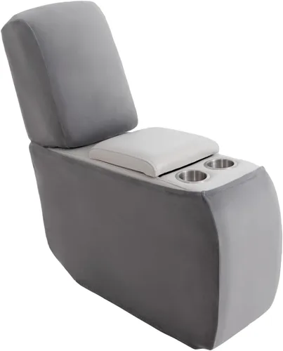 HDCAXKJ Fundas de sofá seccional reclinable de terciopelo, cubierta de sofá seccional en forma de L, lavable, elástica, suave, para rincón, con