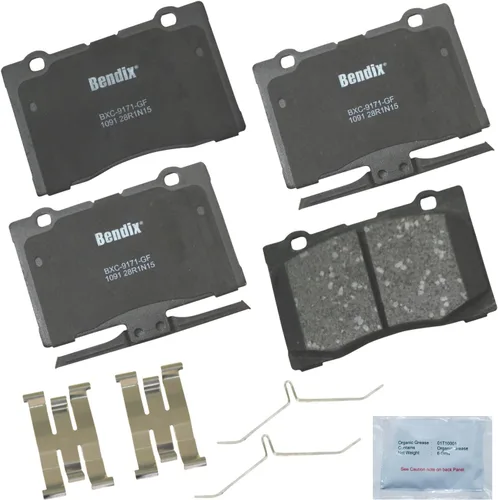 Miniatura 264 de Pastillas de freno delanteras cerámicas Bendix Priority1 CFC2302 para Hyundai Elantra 2021, Sonata 2022-2020, Kia K5 2023-2021