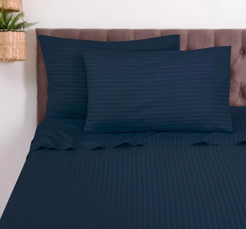 Miniatura 8 de ROYALE LINENS Juego de sábanas individuales de 3 piezas, microfibra suave cepillada 1800, 1 sábana bajera, 1 sábana encimera, 1 funda de almohada