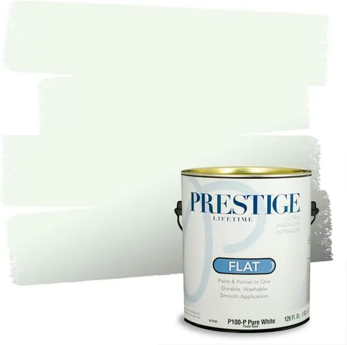 Miniatura 231 de PRESTIGE Pintura exterior e imprimación en uno, aloe, plano, 1 galón