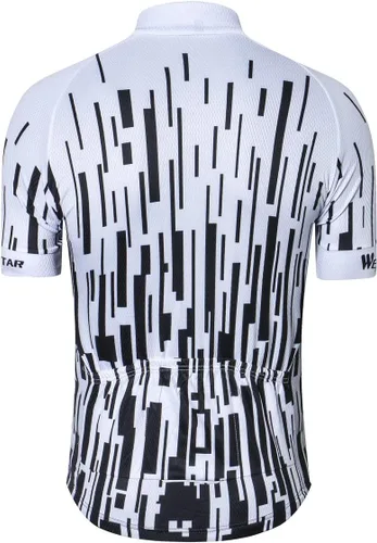 Miniatura 148 de Weimostar Hombre Ciclismo Jersey Manga Corta Bicicleta Ropa Multicolor Diamante