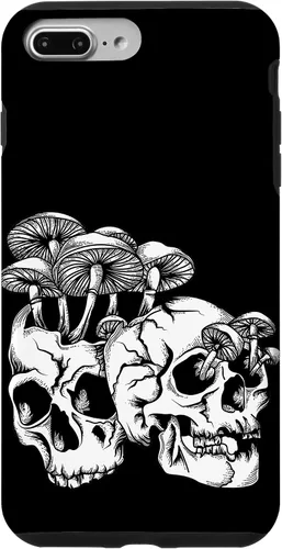 Miniatura 12 de Skull Goth Gothic Occult Emo Satanic Mushroom Skeleton Case for iPhone 17