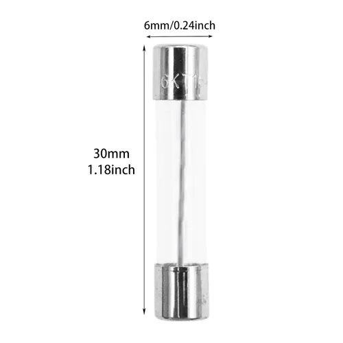 Miniatura 2 de Fusible de soplado rápido F0.75AL250V 0.236x1.181 in Paquete de 10 fusibles de vidrio 0.75A 0.75A 0.75Amp 250V fusibles de vidrio 0.24x1.18 pulgadas