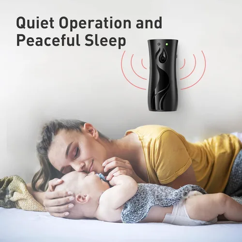 Miniatura 4 de Dispensador automático de ambientador en aerosol, dispensador de aerosol de pared/de pie con batería con control remoto para baño, hotel, oficina