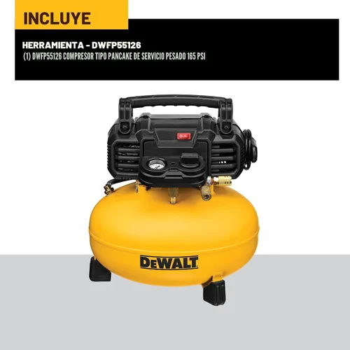 Miniatura 5 de Hotcakes Compresor DeWalt dwfp55126 6-galón 165 PSI