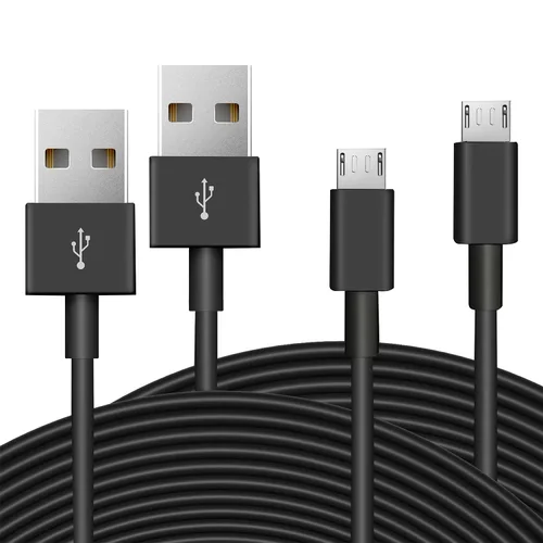 Miniatura 10 de 10ft 3M Micro USB Cable, Charging and Data Transfer, Micro USB Power Cord for Wyze Cam YI Camera Nest Cam Blink Netvue Kasa Cam Cloud Camera Furbo