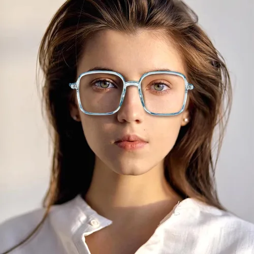 Miniatura 5 de Gafas de lectura cuadradas de gran tamaño, con borde completo, lentes de lectura con bloqueo de luz azul a la moda, anteojos ligeros