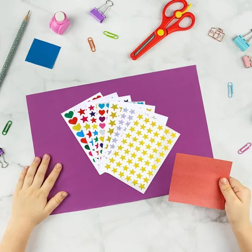 Miniatura 6 de PATIKIL 1800 calcomanías de corazón de recompensa, 30 hojas de papel de aluminio brillante autoadhesivas coloridas para gráficos, aula, fiesta, Plata